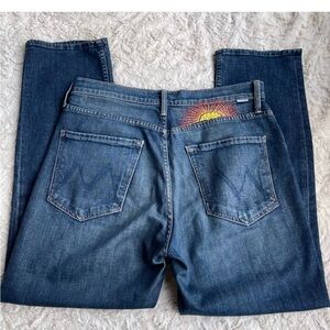 Mother The Tomcat ankle jeans roasting nuts wash